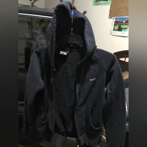 Nike Black Hooded Sweater